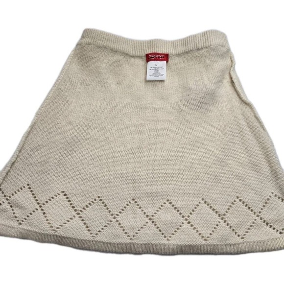Esprit Vintage Size M Cream/White Lambswool Skirt Womens NWT - Picture 5 of 8